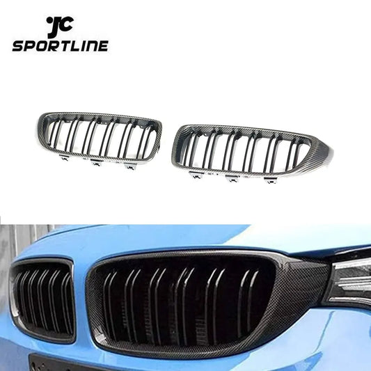 Carbon Fiber Front Grille for BMW 4 Series F32 F33 F36 F82 F83 M4 (2013–2018)